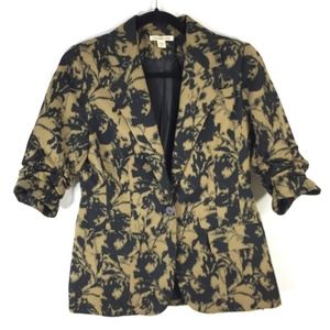 Coldwater Creek 3/4 Ruched Sleeves Blazer XS